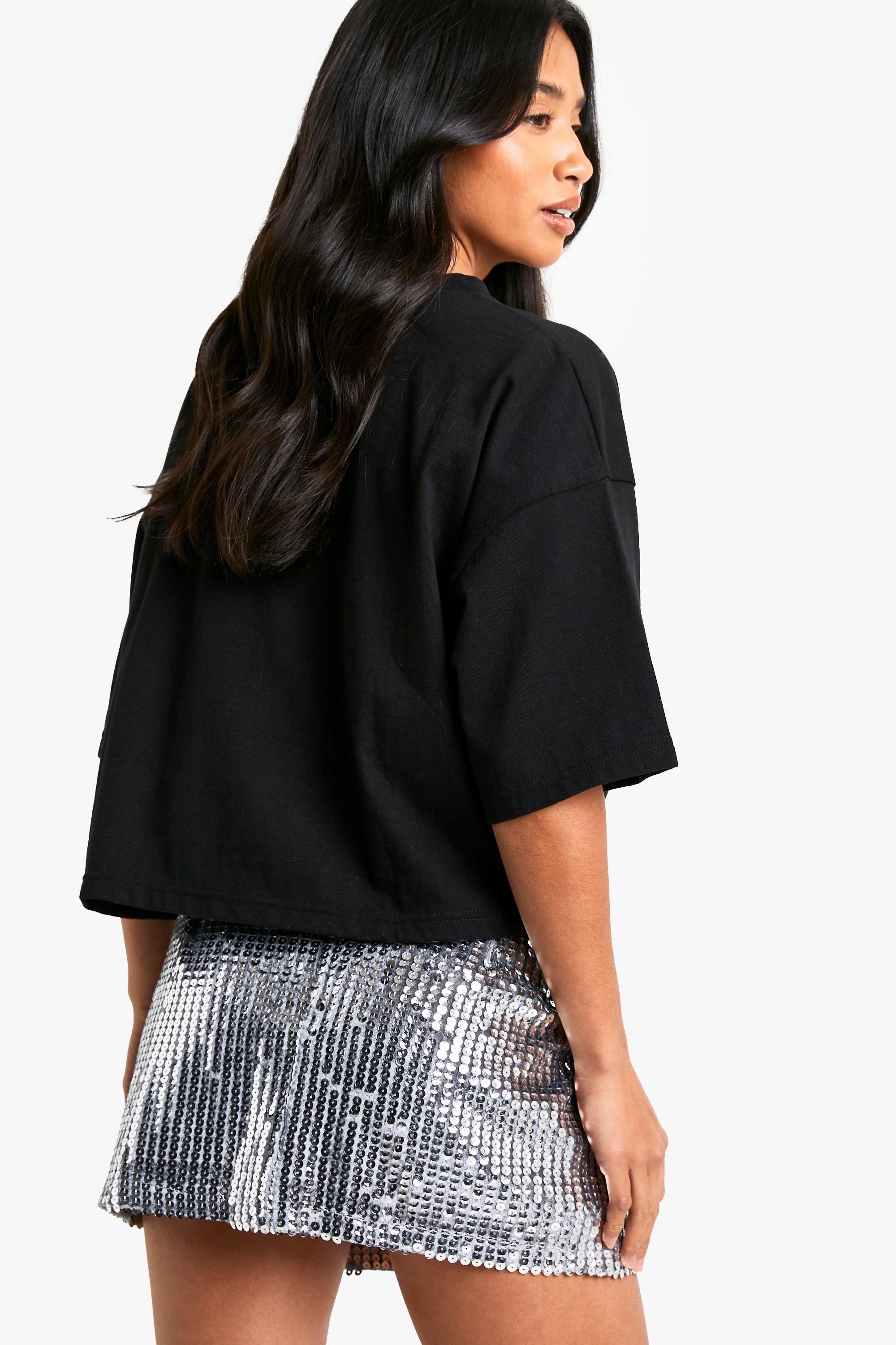 Sequin pencil skirt boohoo sales