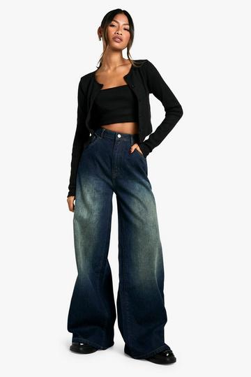 Wide Leg Jeans dark wash