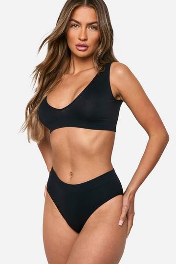 Basic Seamless Brief black