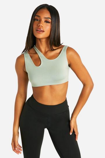 Double Strap Sports Bra sage