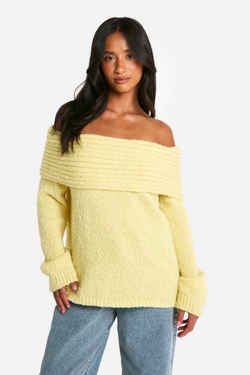 Petite Boucle Bardot Jumper butter