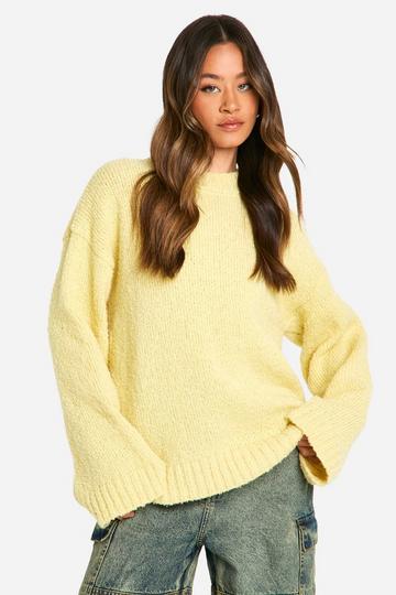 Tall Boucle Oversized Jumper butter