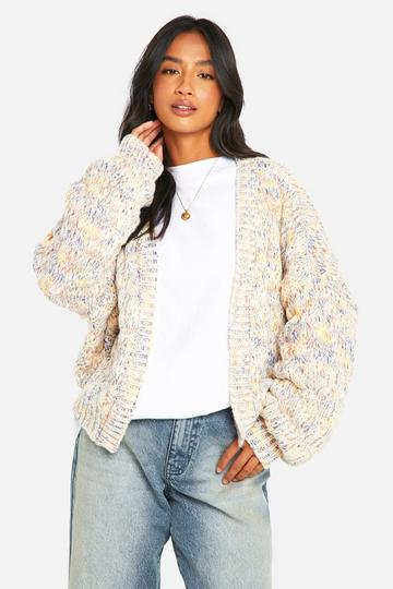 Petite Multi Bubble Knit Cardigan multi