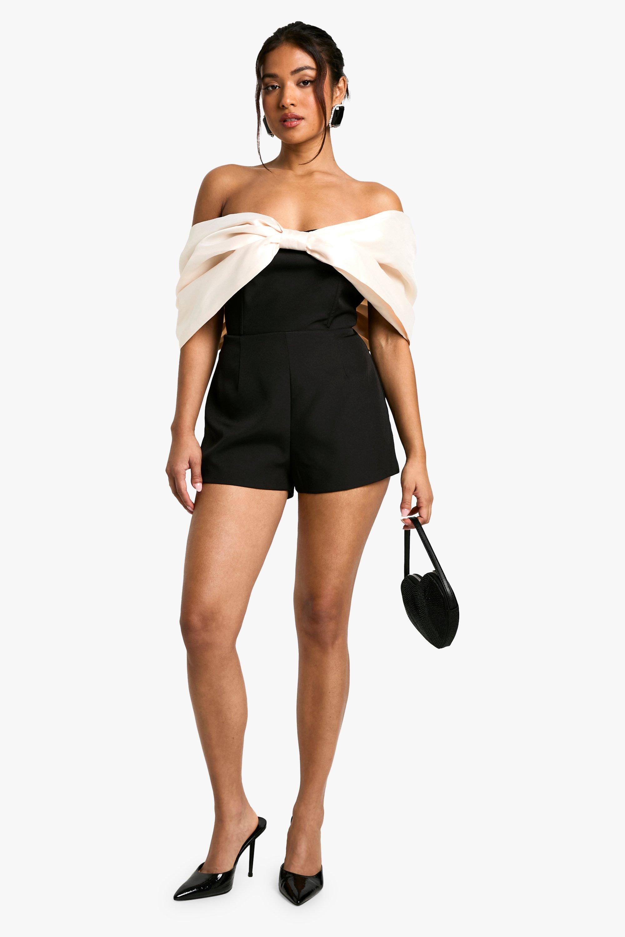 Petite Hot Pant Playsuit