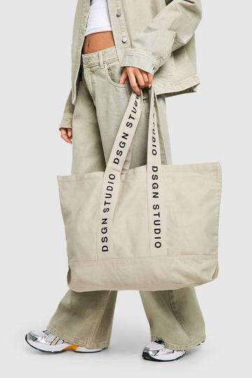 Grey Dsgn Studio Slogan Tote Bag