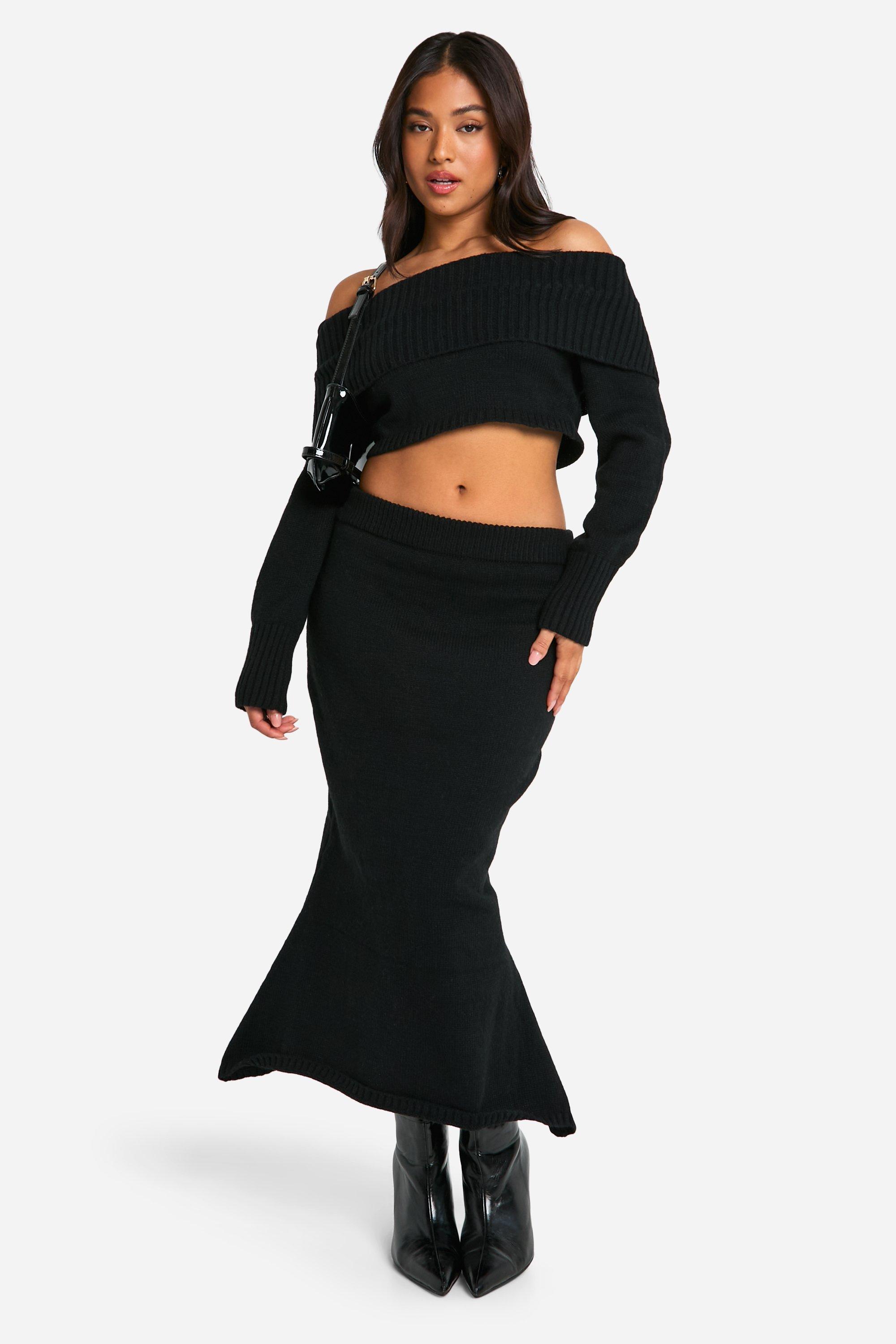 Bardot cropped jumper sales