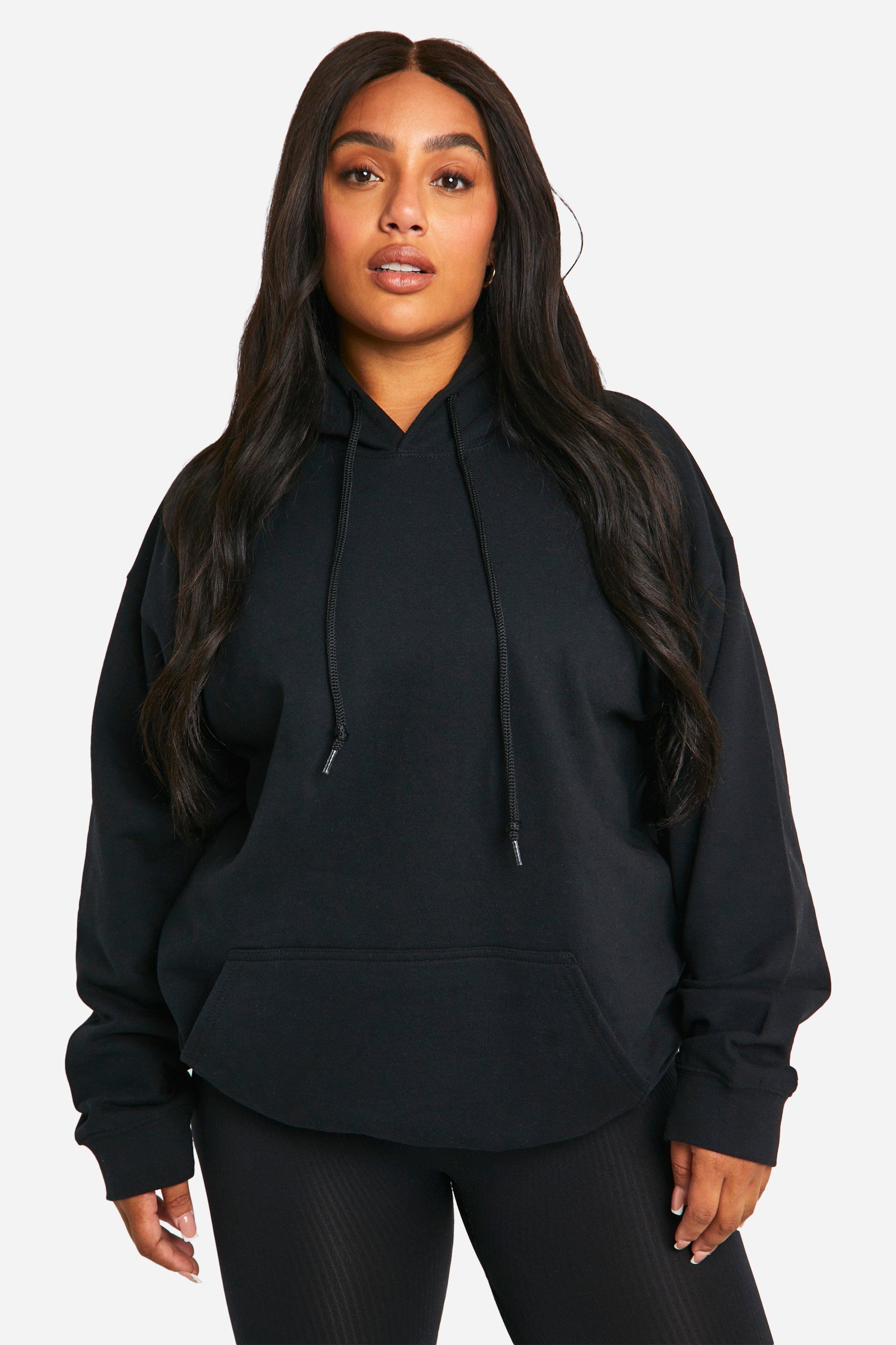 Oversized hoodie women's plus size sale