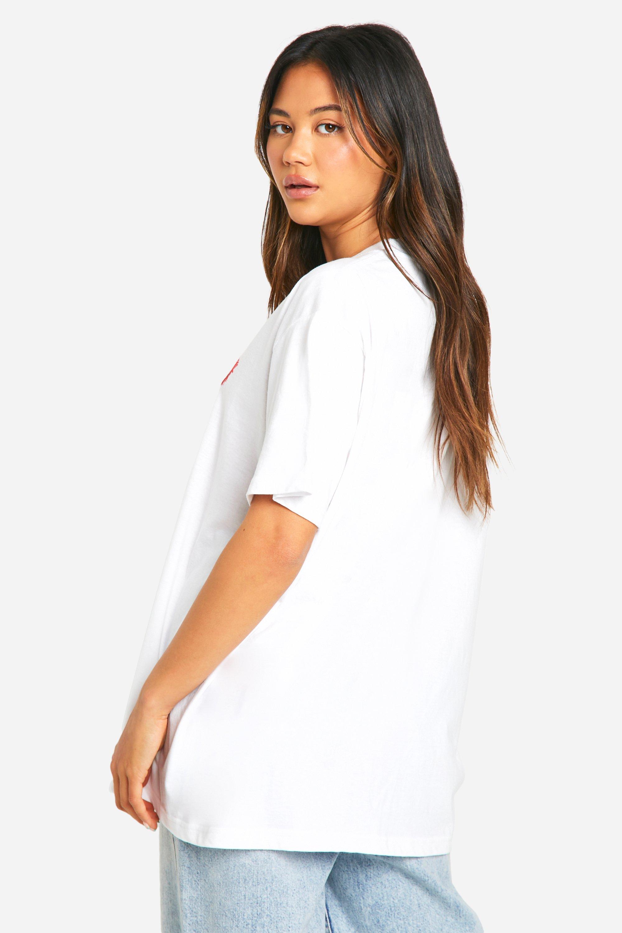★ PISCESS★ Handwritten Oversized T-ShirtWhite 5008225810 Oversized Fit Printed T-shirt - White/Ethereal Escape - Men