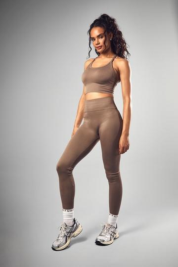 Seamless Rib Legging mocha