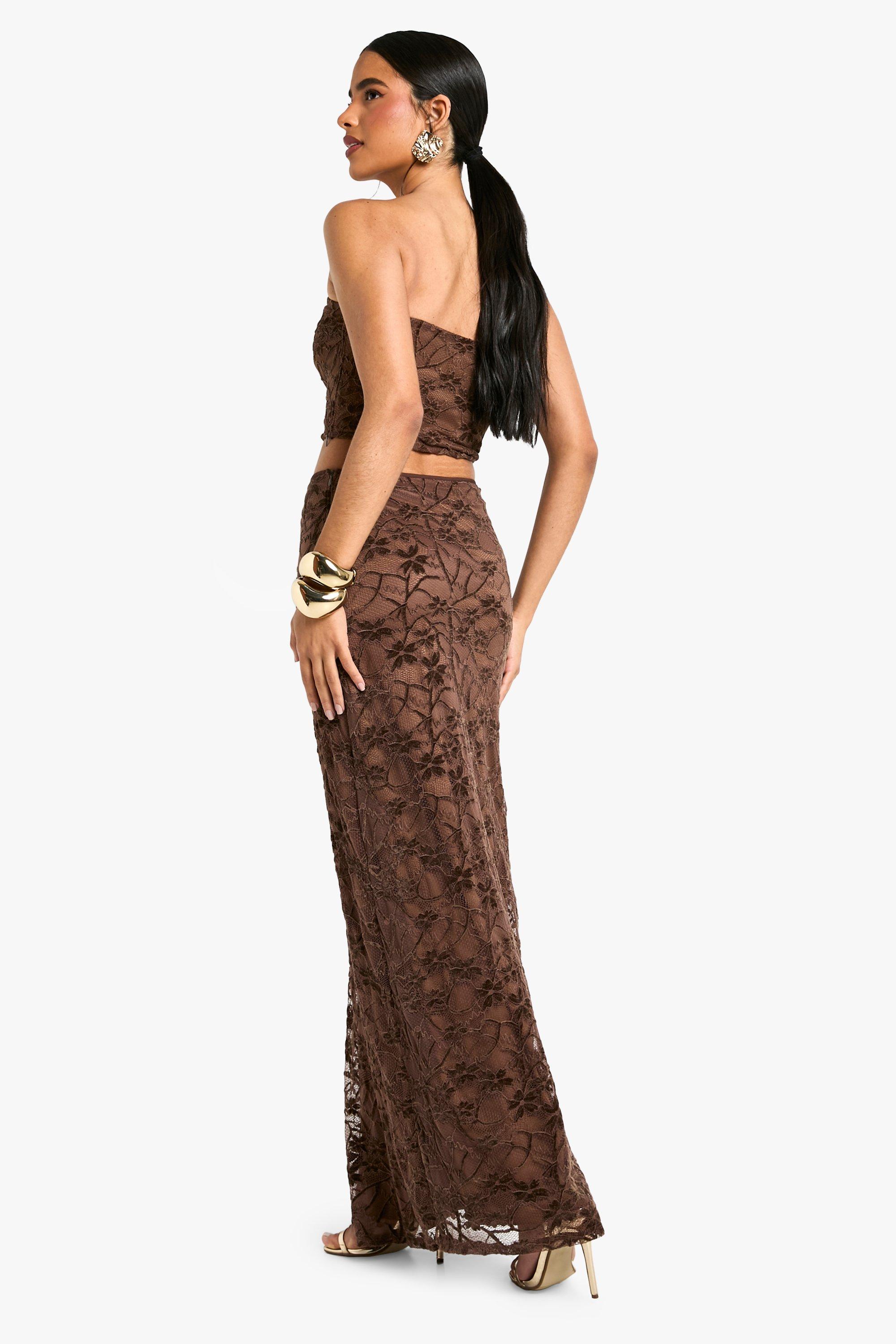 【Anyone more】Dia Velvet Long Skirt Velvet Overlap Front Slit Long Skirt By Adorify | ADFY-GJ