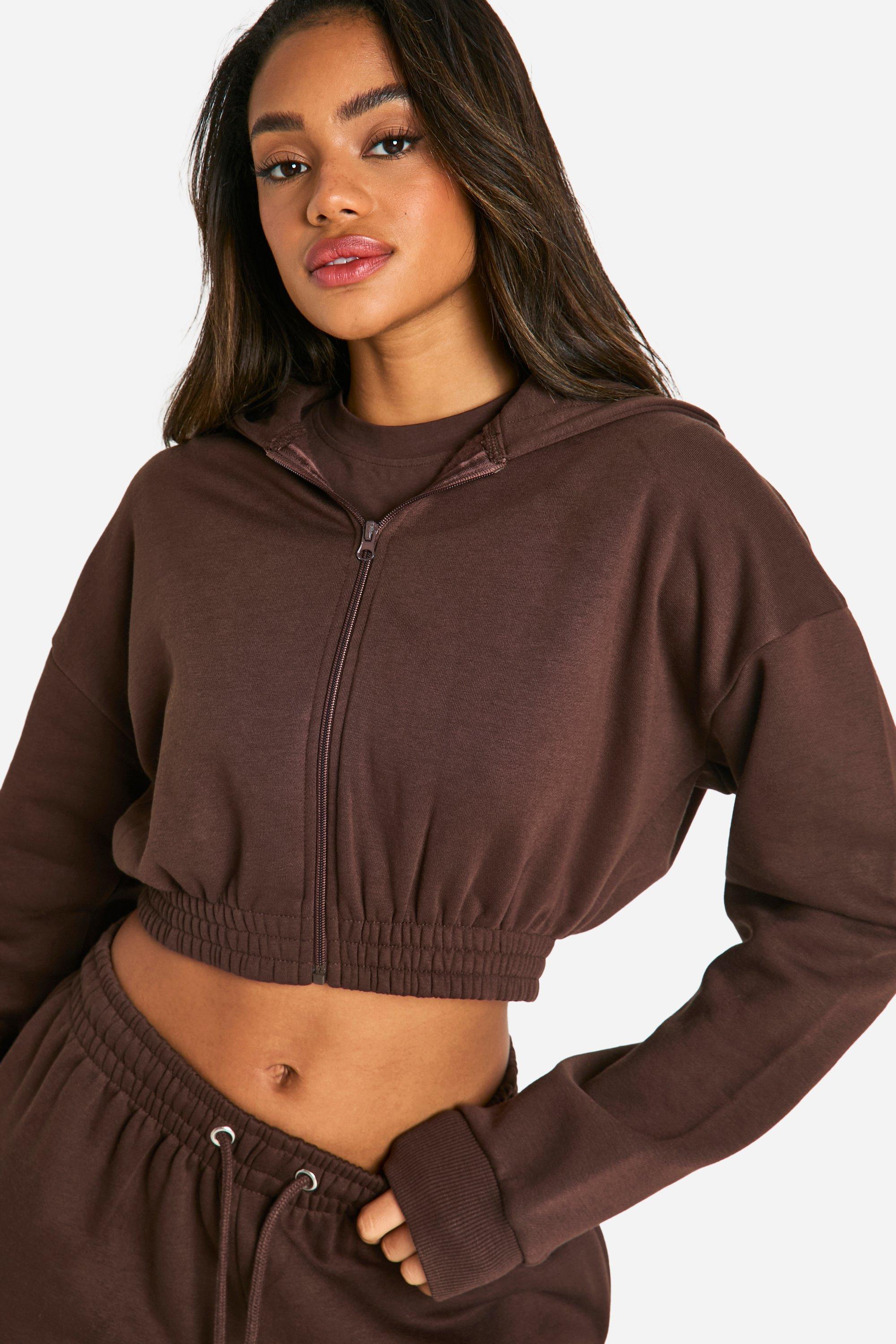 Boohoo cropped hoodie online