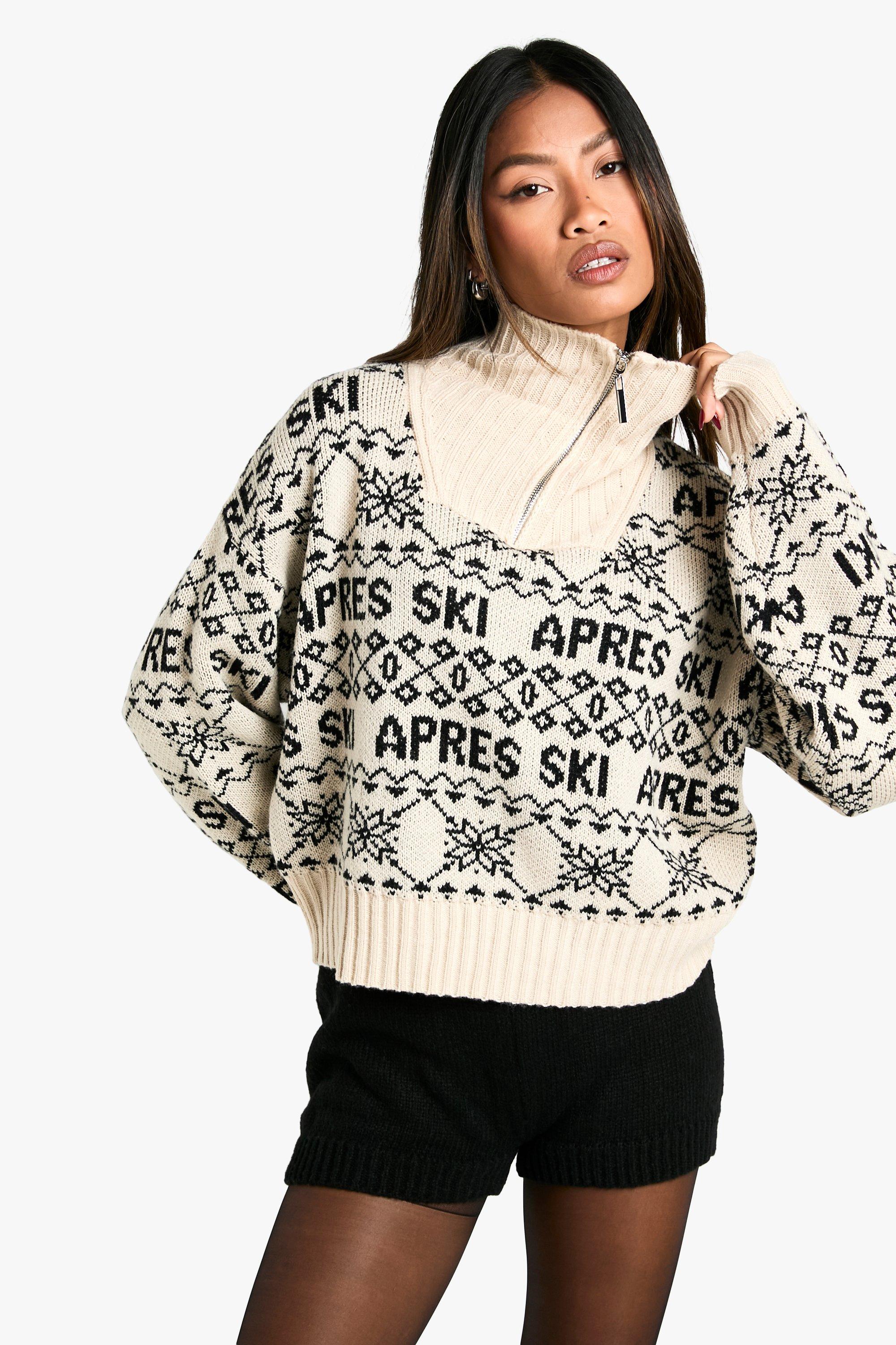 Cream half zip jumper hotsell