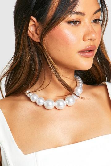 Statement Pearl Necklace pearl