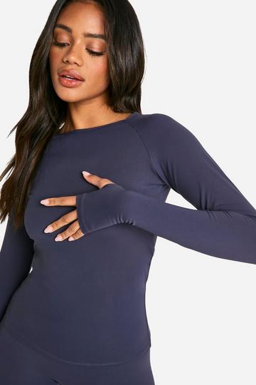 Dsgn Studio Supersoft Sculpt Long Sleeve Top midnight