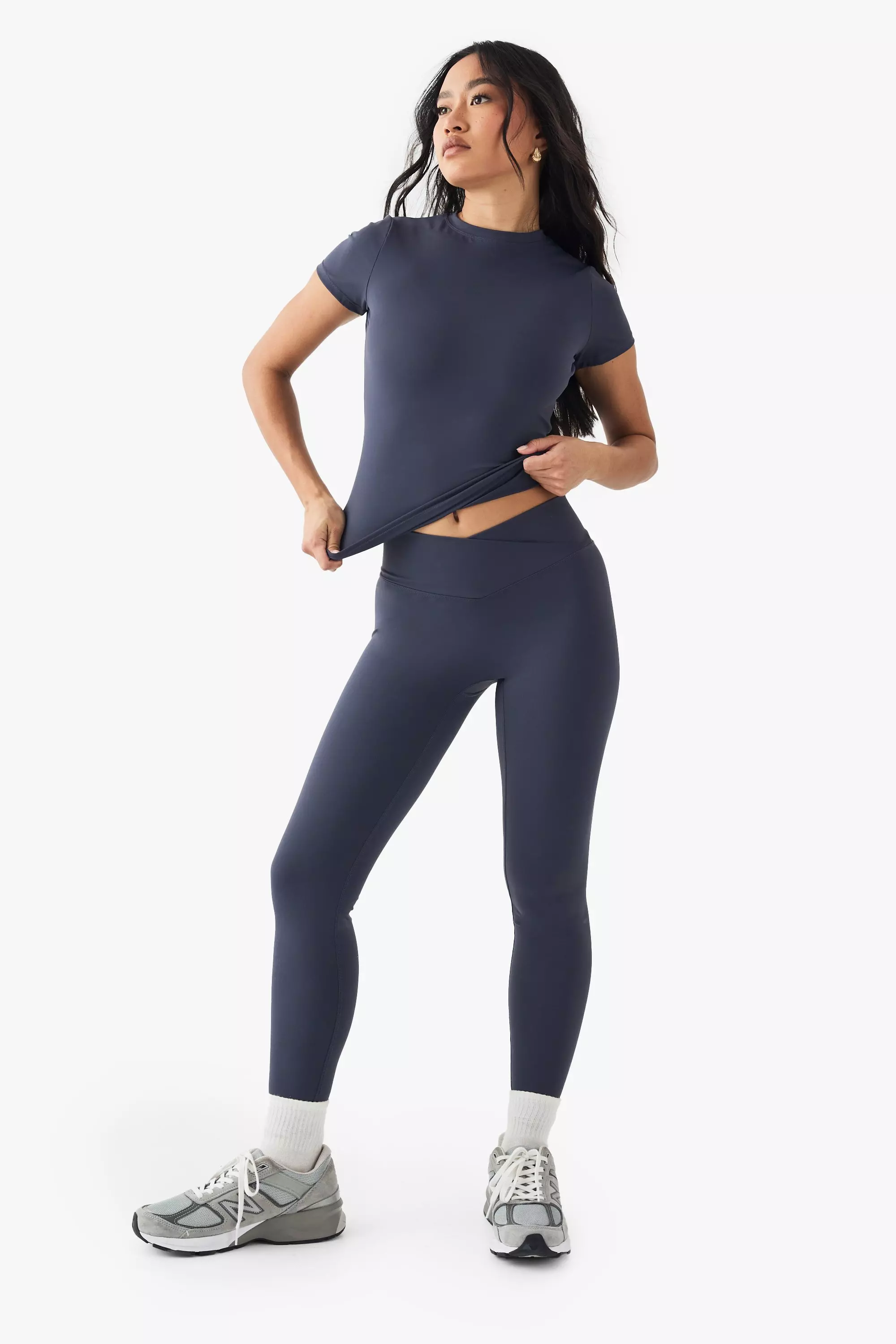 Midnight Dsgn Studio Supersoft Sculpt Wrap Waist Legging alternative image