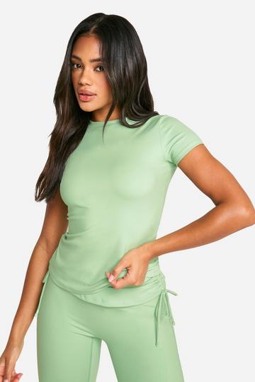 Dsgn Studio Supersoft Sculpt Short Sleeve Top green