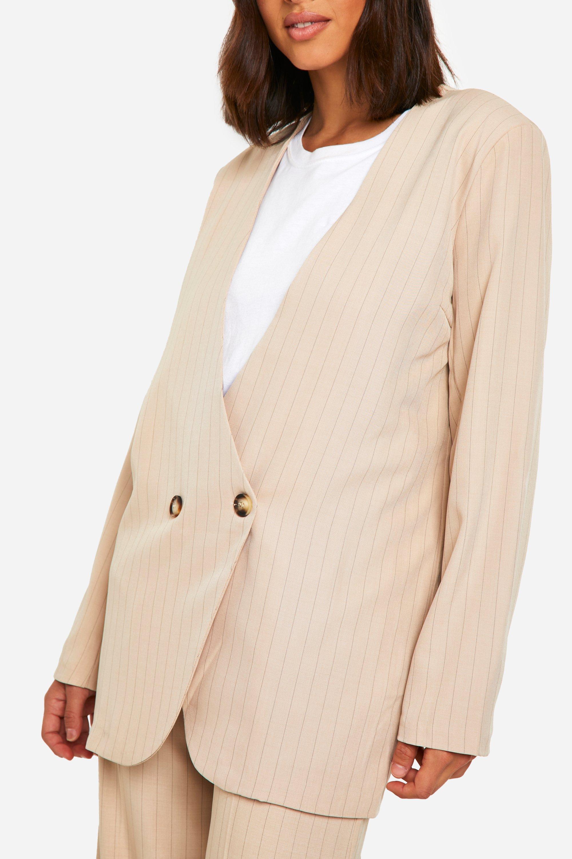 Boohoo long blazer best sale