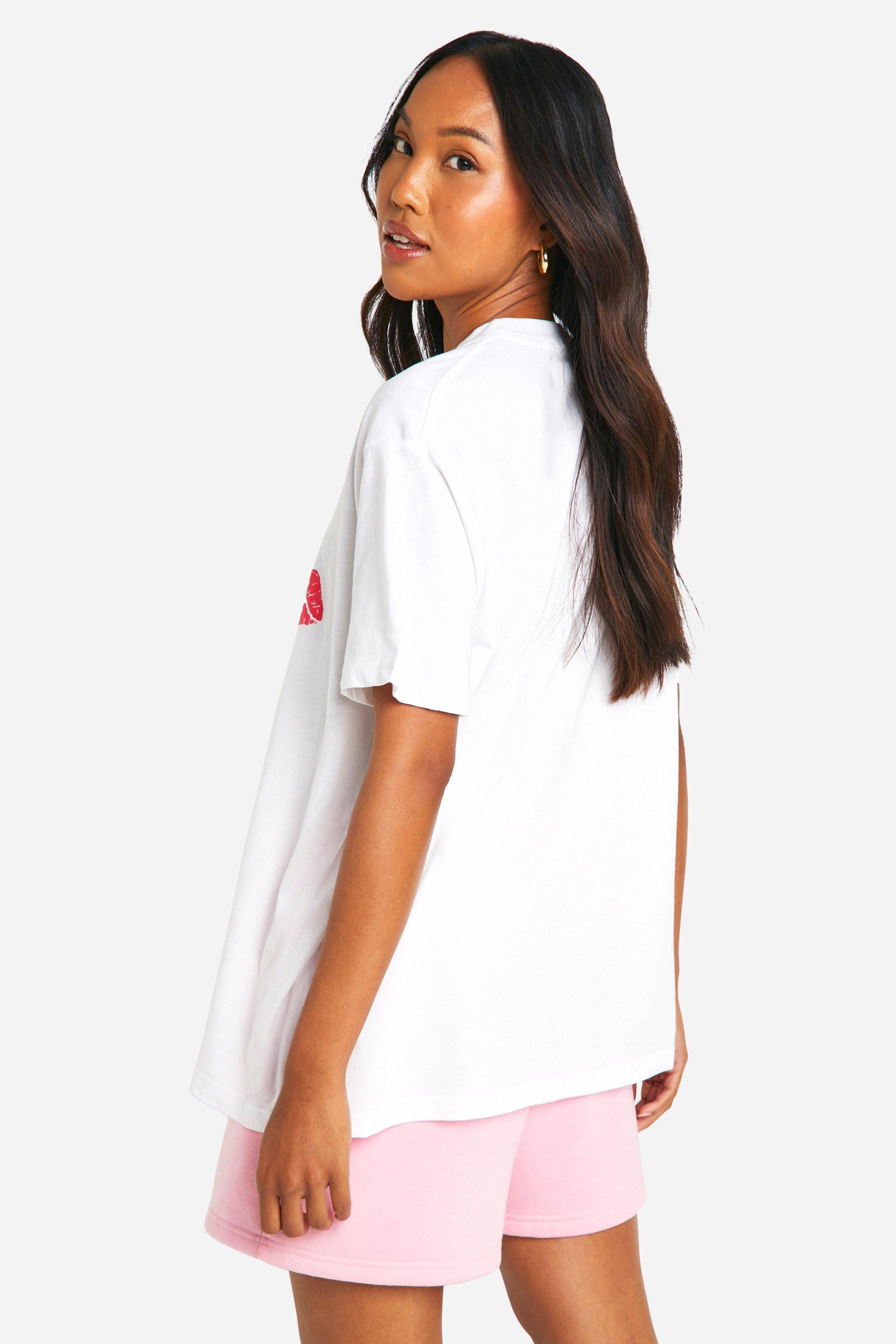 Ibiza Printed Oversized T-shirt | boohoo