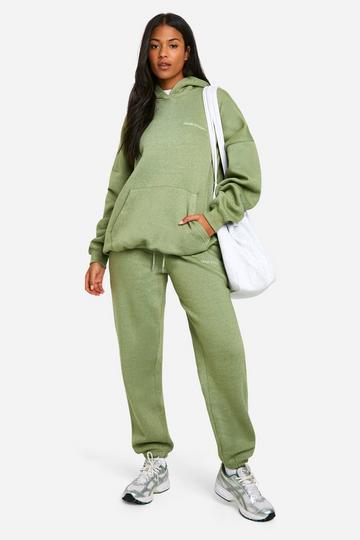 Tall Overdyed Hooded Tracksuit green