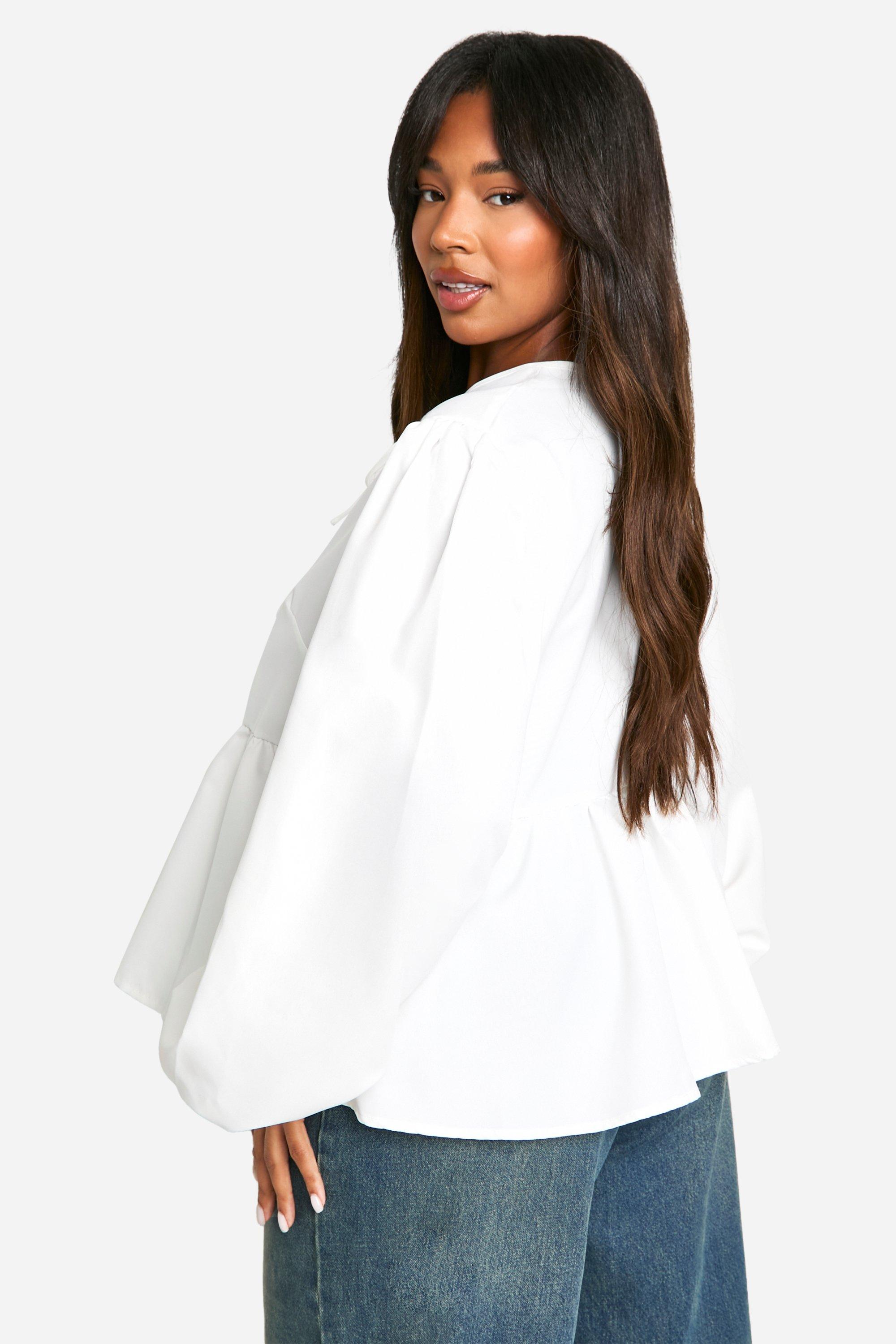 Boohoo smock top online