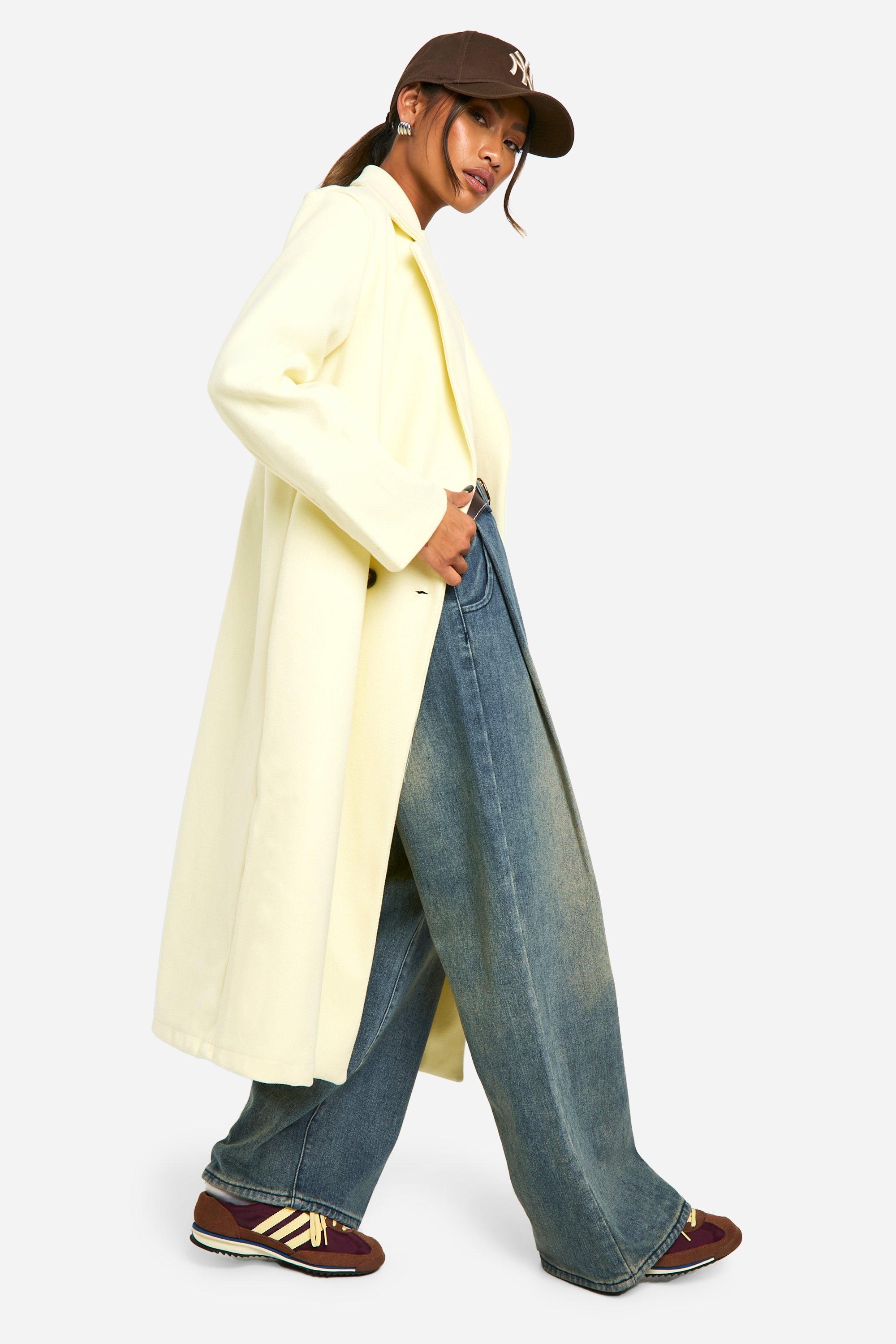 Manteau long croisé femme hotsell