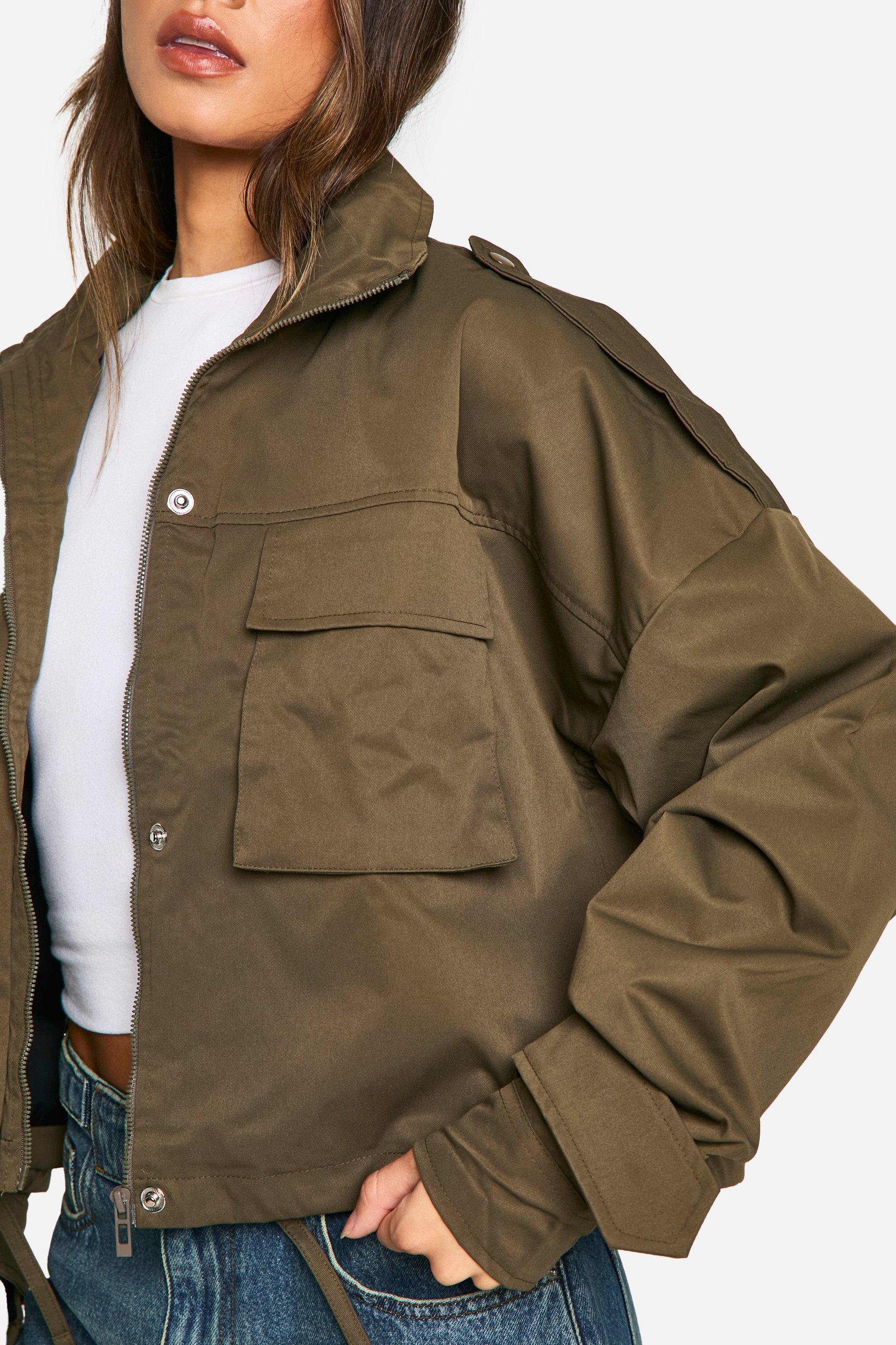 Tall Cropped Utility Jacket