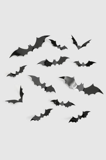 Halloween Bat Wall Decorations Multipack black