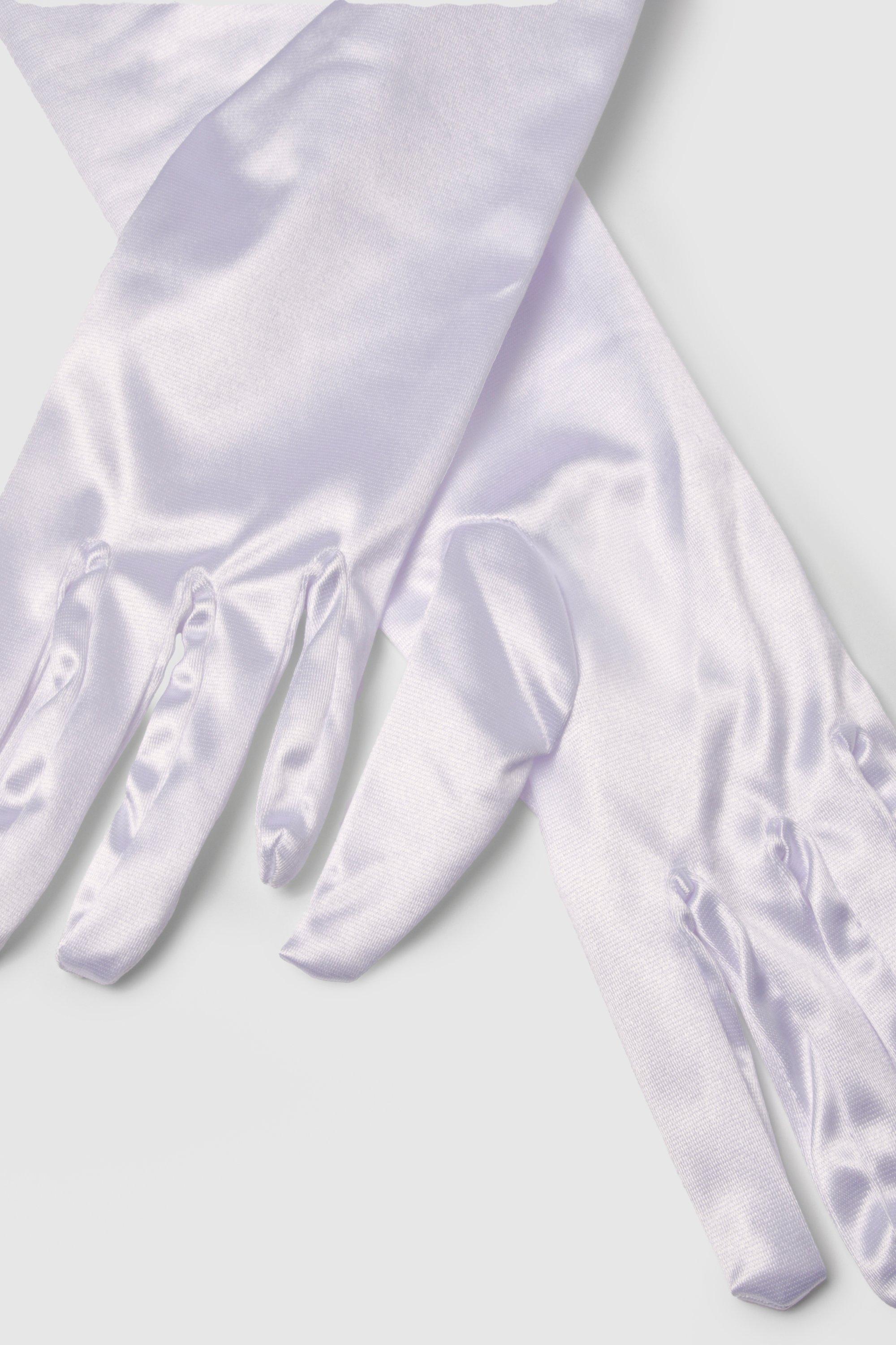 Halloween Long Satin Gloves
