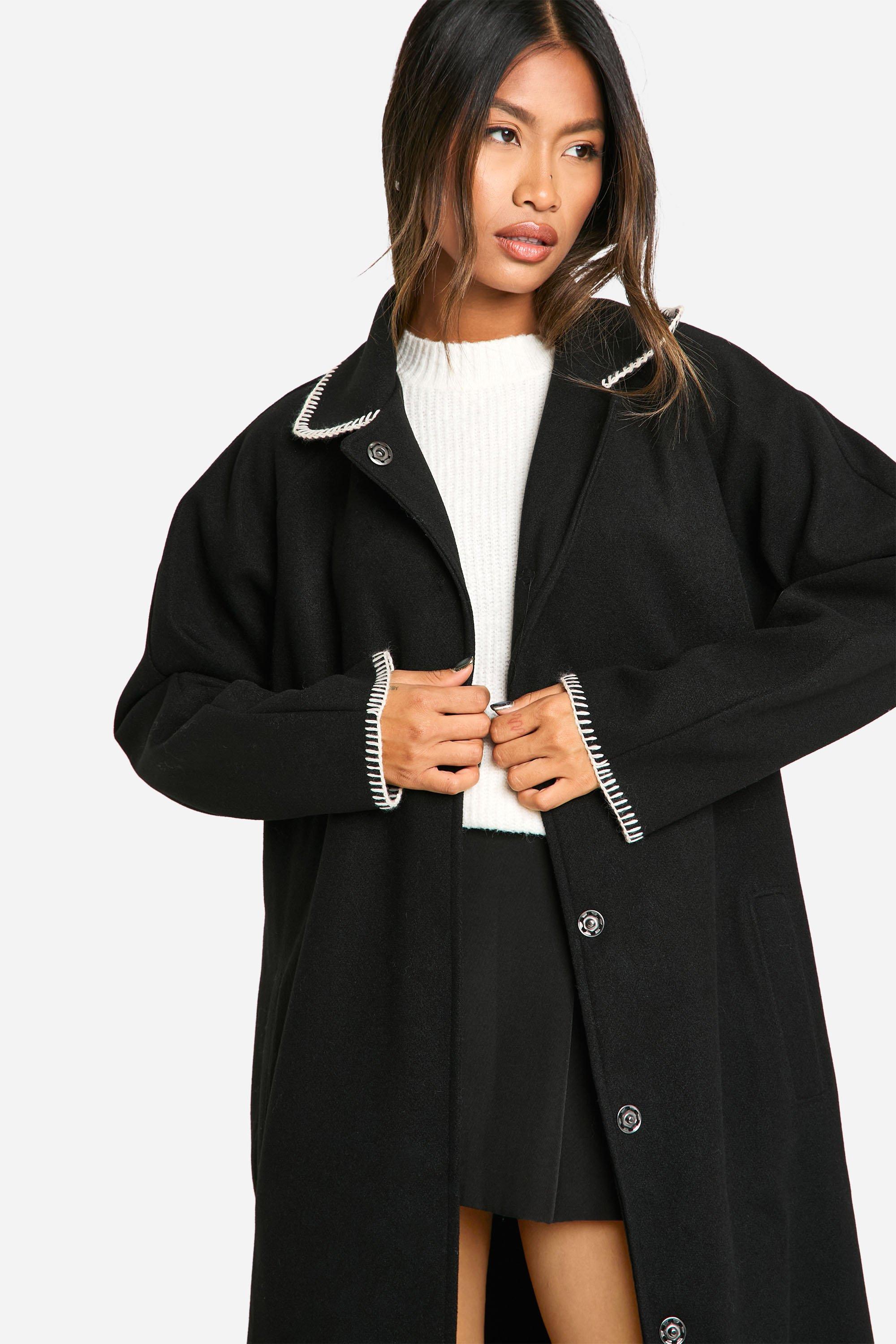 Black blanket coat online