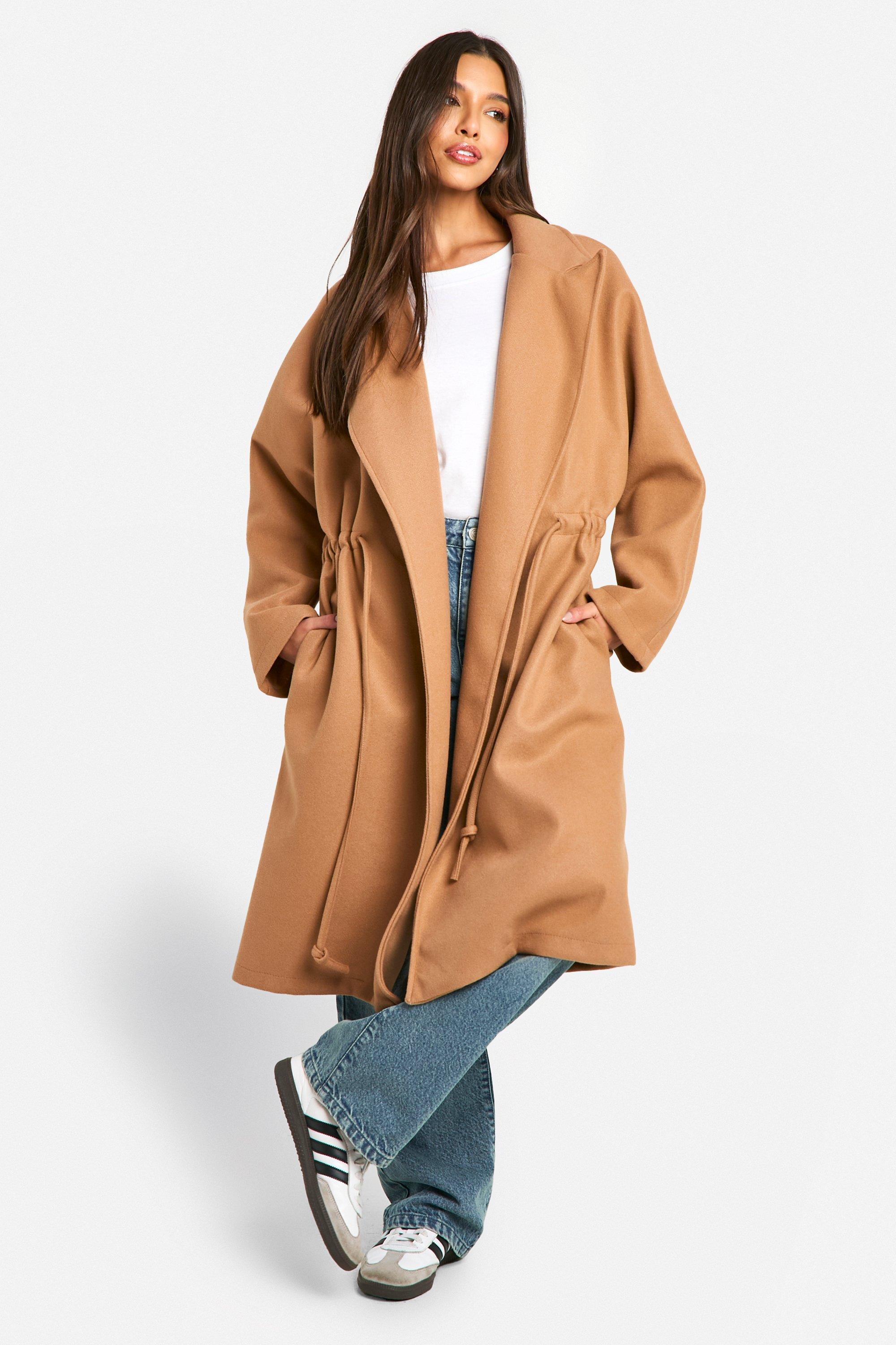Manteau effet laine deals