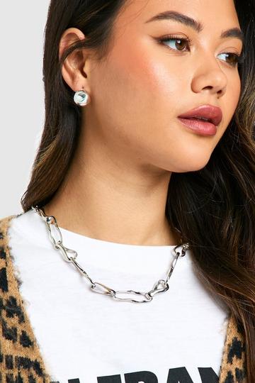 Chunky Chain Necklace silver