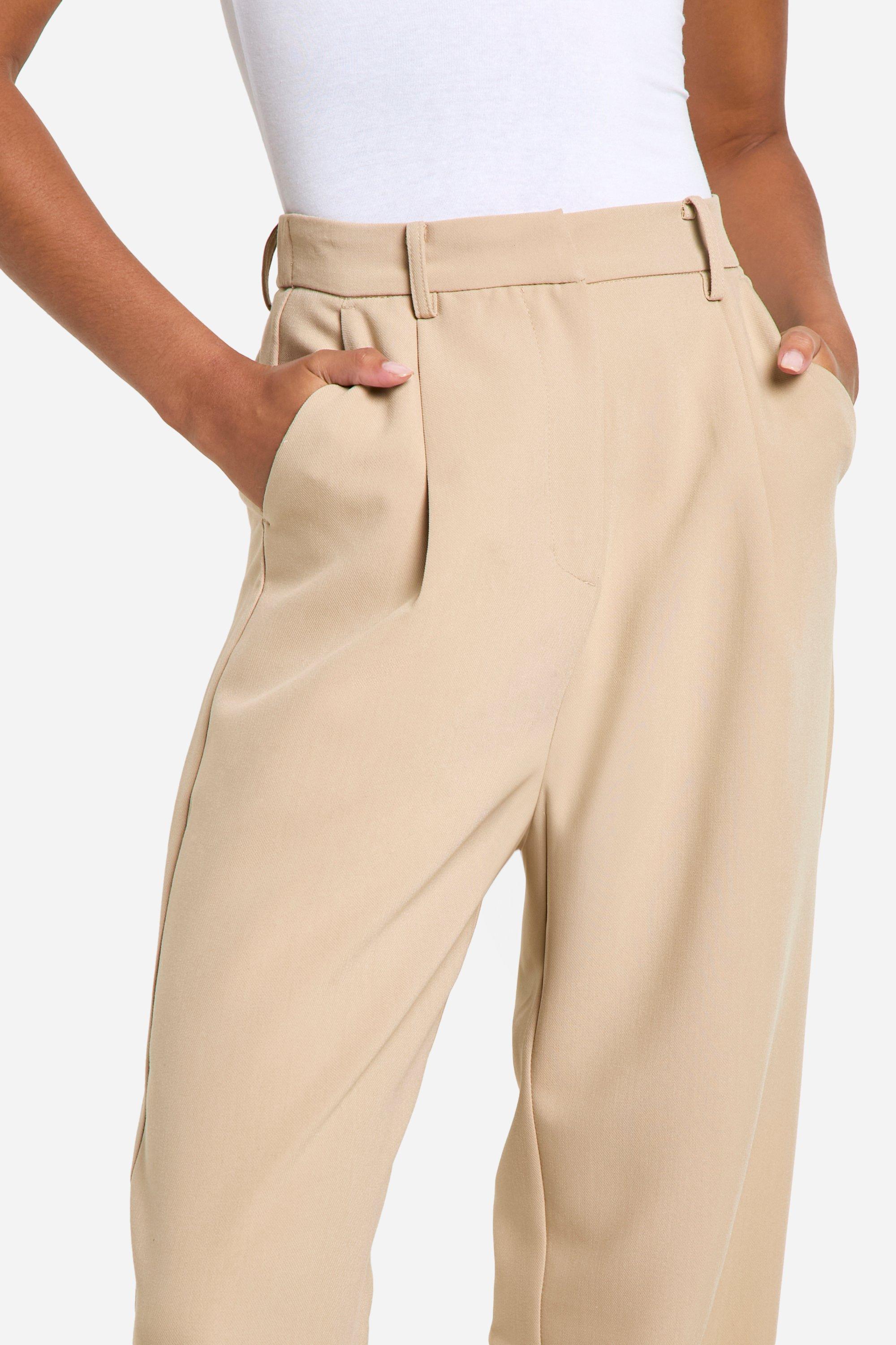 Tall Straight Leg Dress Pants | boohoo USA