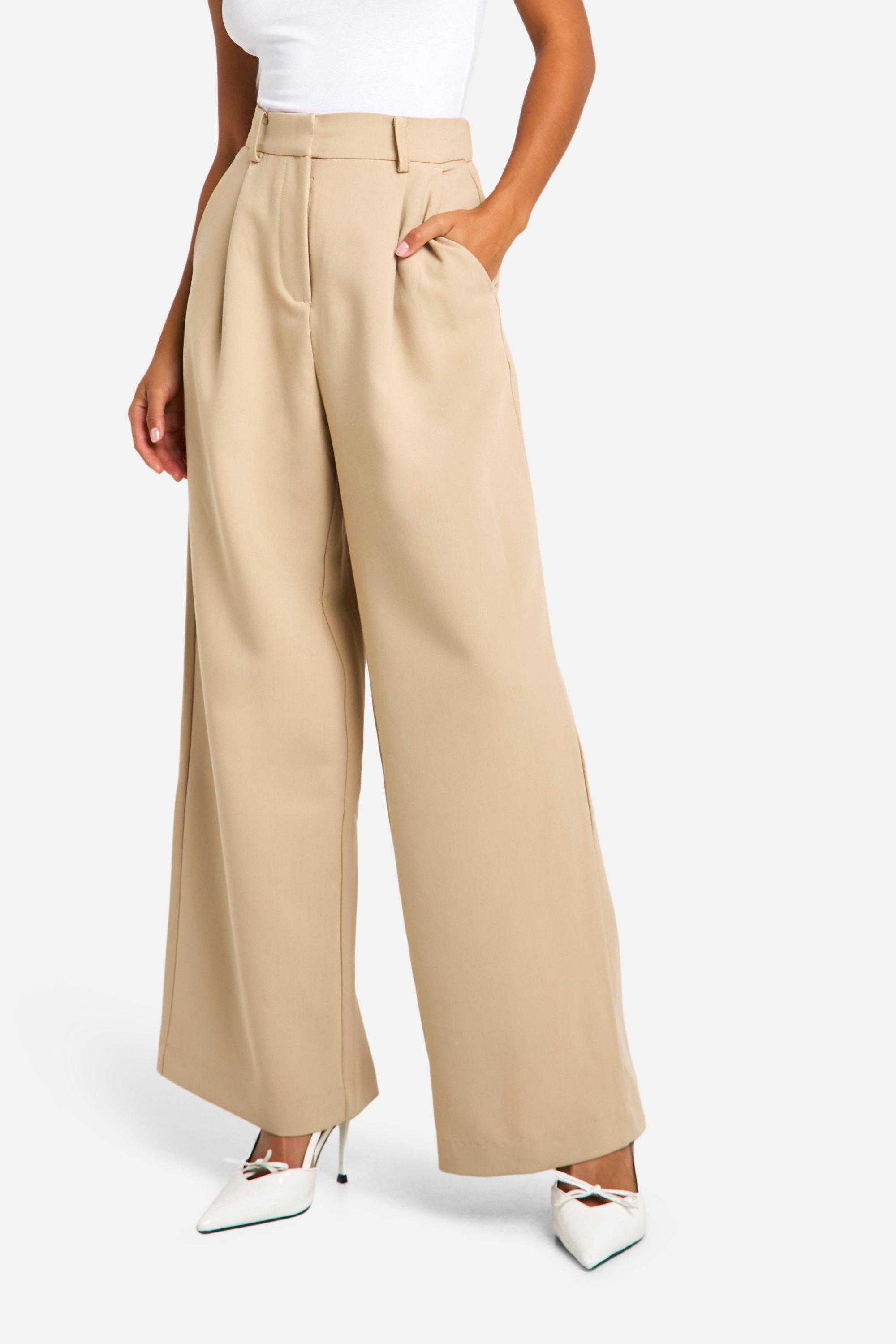 Petite wide leg dress pants best sale