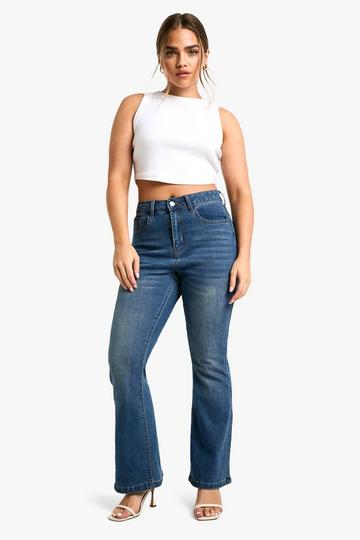 Petite - Jean flare basique mid blue