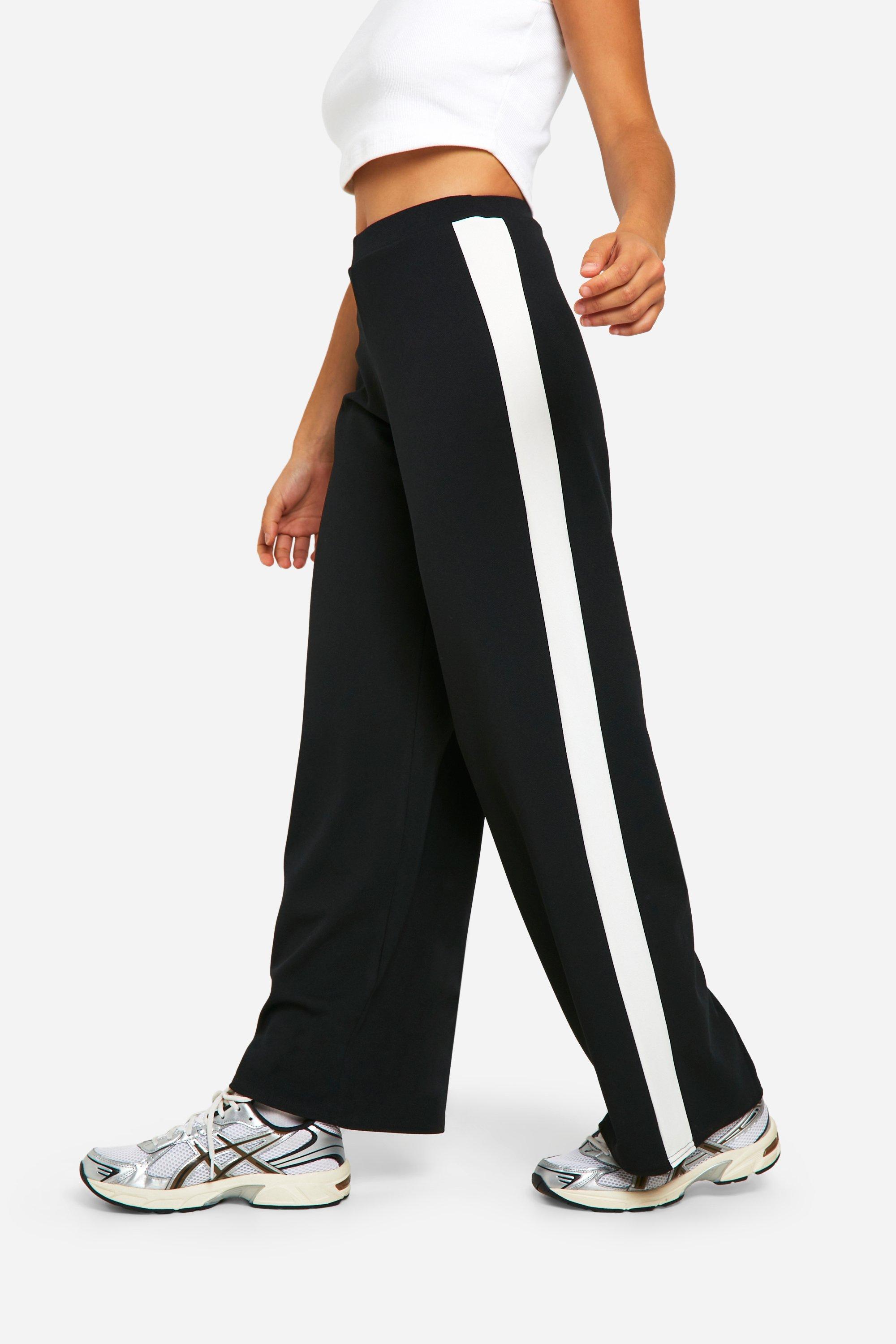 Ladies shops striped wide leg trousers