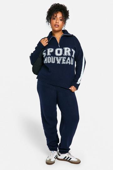 Plus Sport Nouveau Trainingspak navy