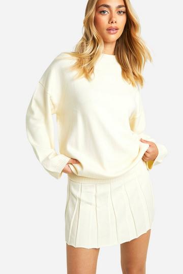 Knitted Oversized Jumper cream