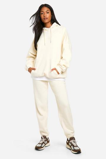 Tall Dsgn Studio Hooded Tracksuit cream