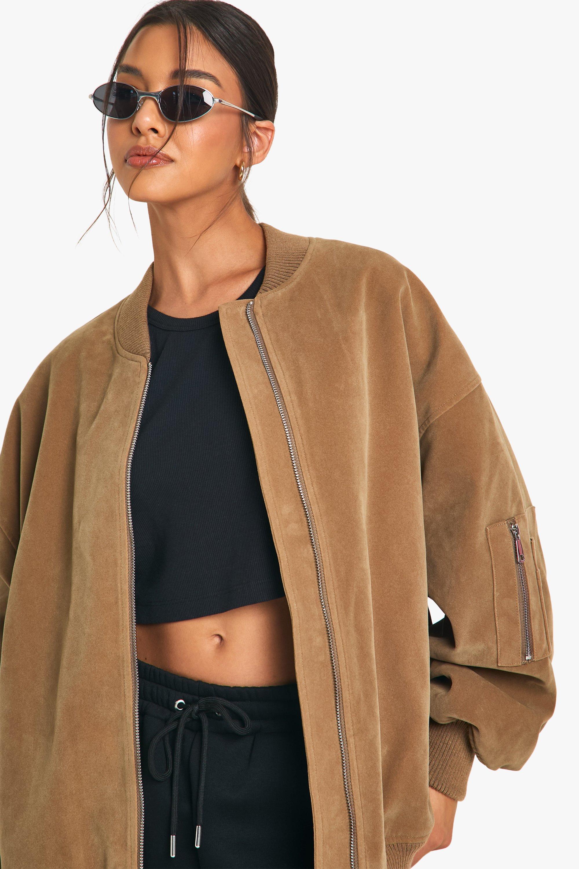 Nubuck bomber jacket clearance