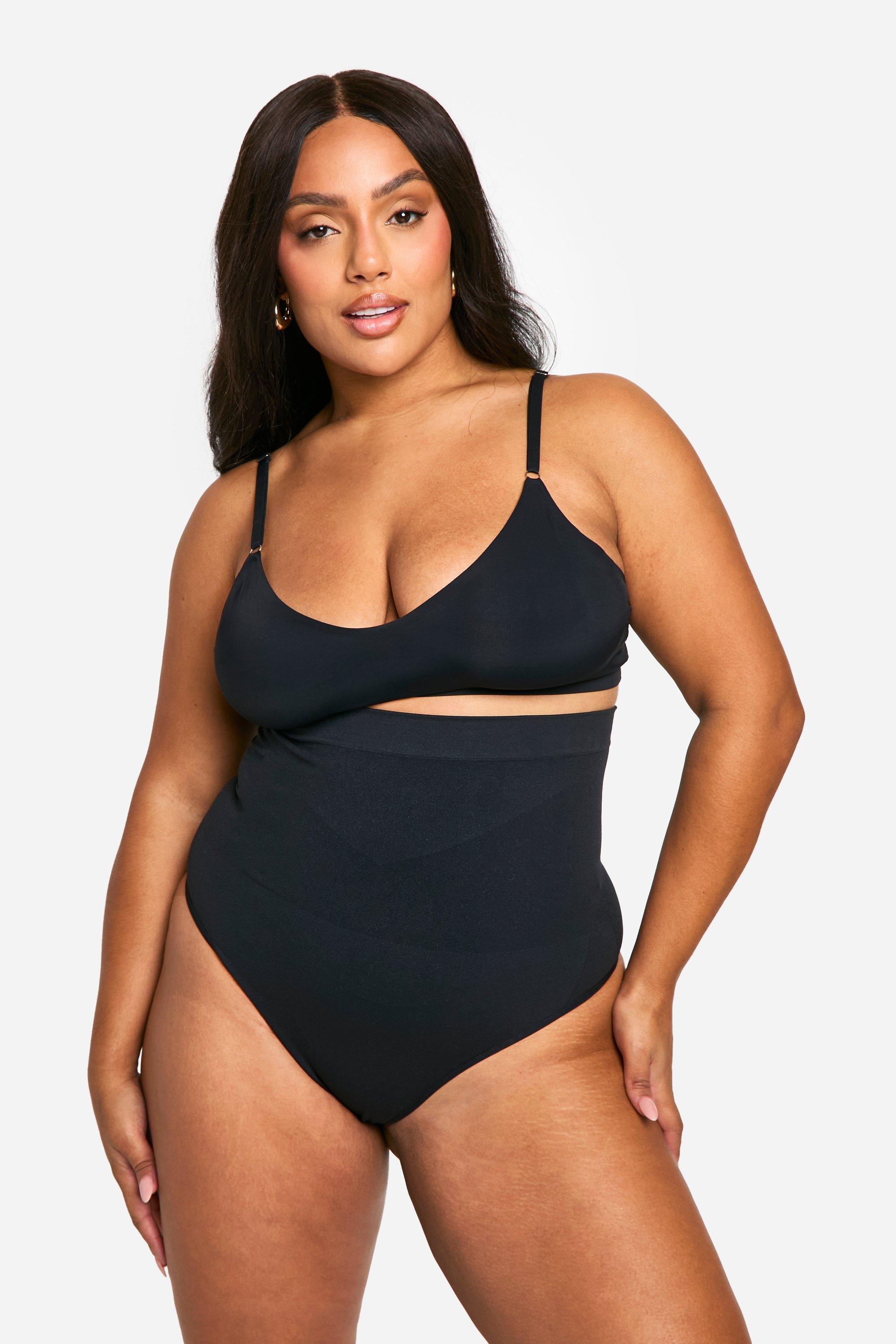 Grande taille - String gainant taille haute