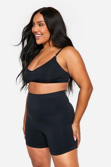 Plus High Waist Control Short black