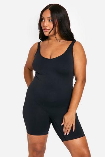 Plus Shaping Control Leotard black