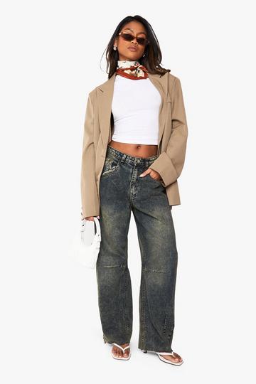 Jeans Met Ronde Pijpen vintage blue