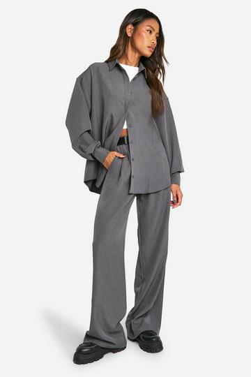 Slouchy Marl Pants grey marl