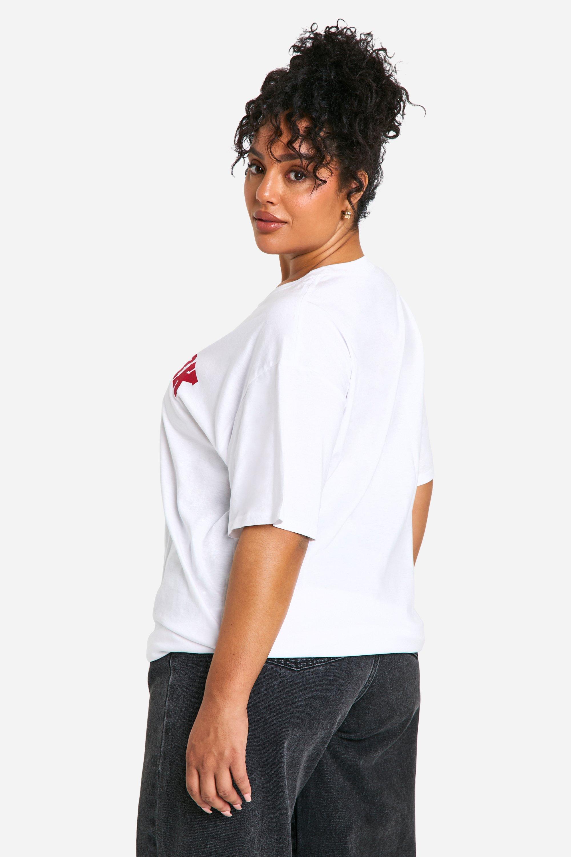 Plus New York Oversized Graphic T-Shirt | boohoo USA