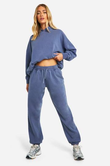 Washed Oversized Jogger denim-blue