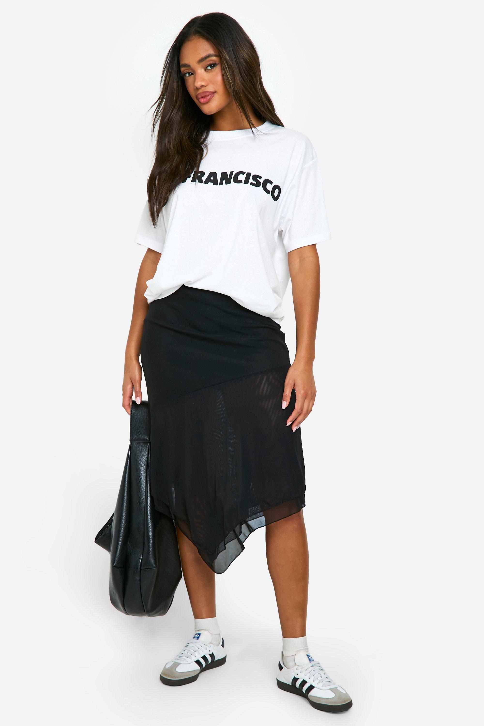 Black midi skirt boohoo best sale