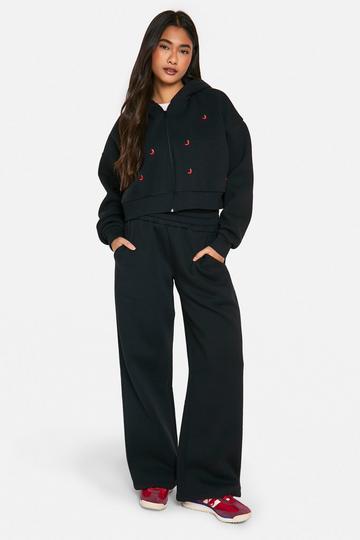 Chilli embroidered tracksuit black