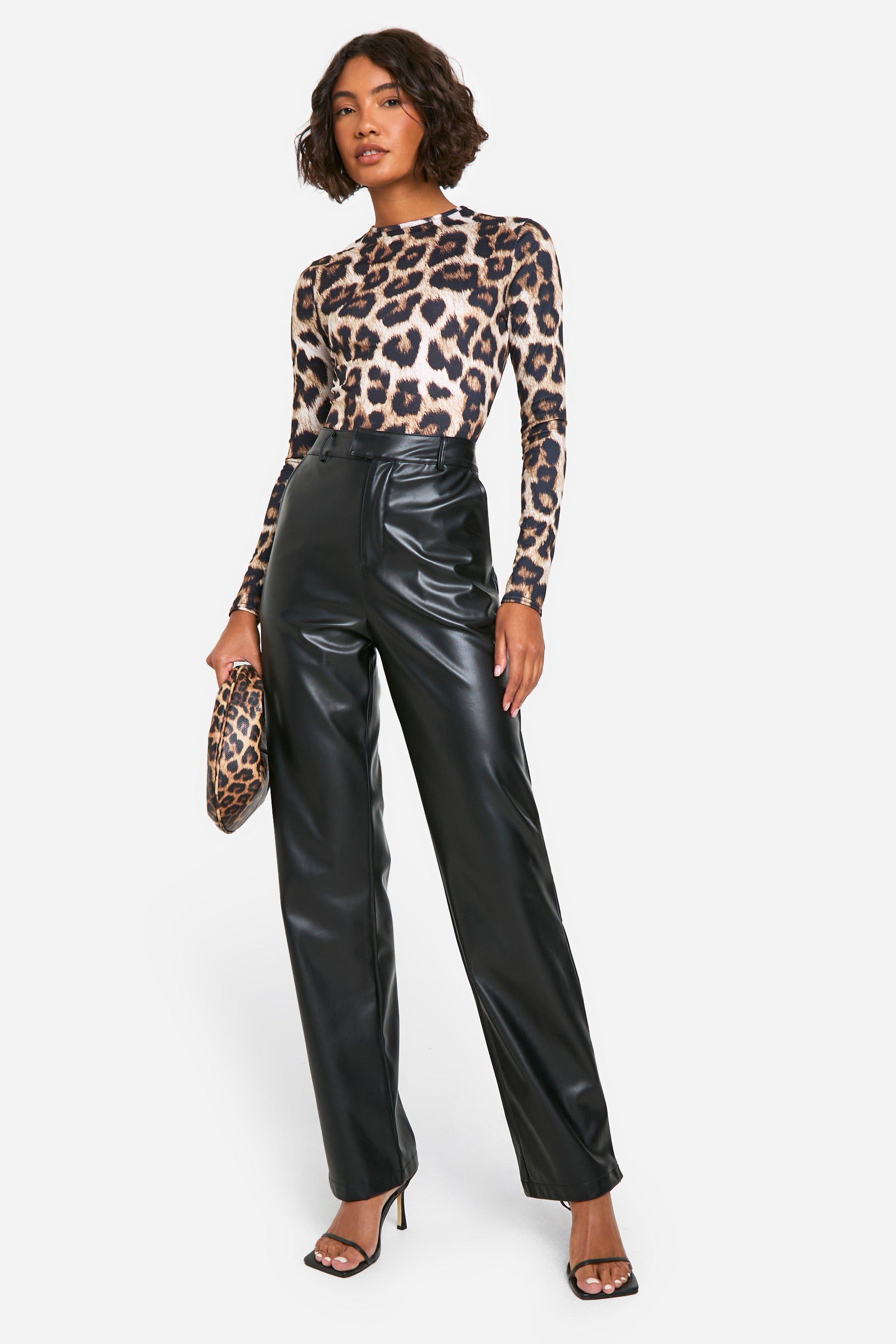 Tall Leopard Long Sleeve Bodysuit