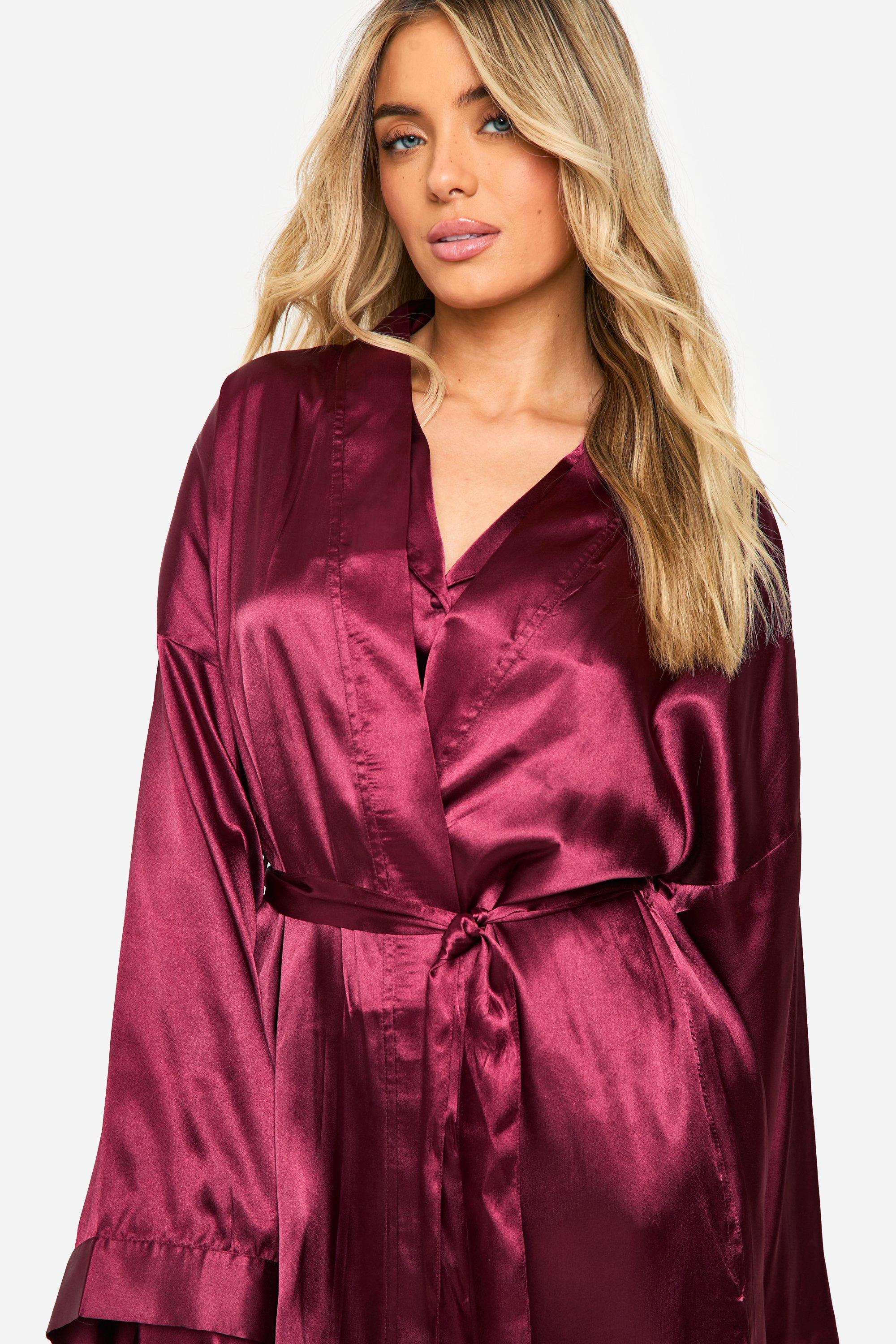 Vestaglia in raso sales